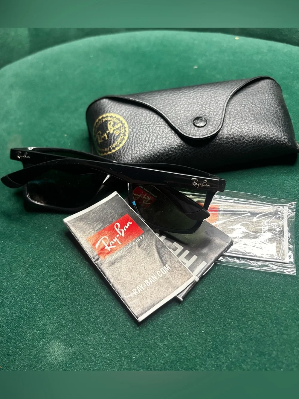 Ray-Ban RB4234 Black Polarized Sunglasses w/ Case